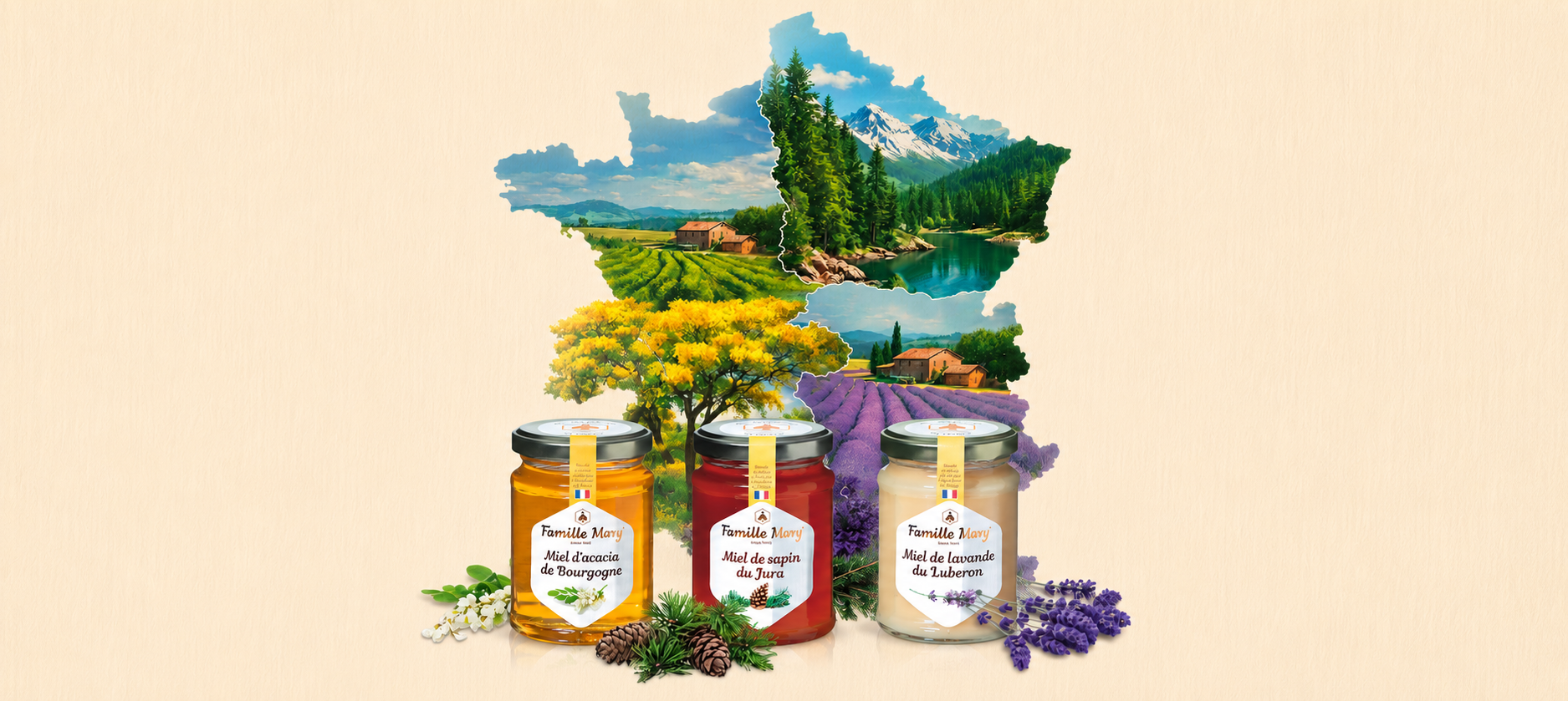 Miels de France, en direct de la miellerie Famille Mary