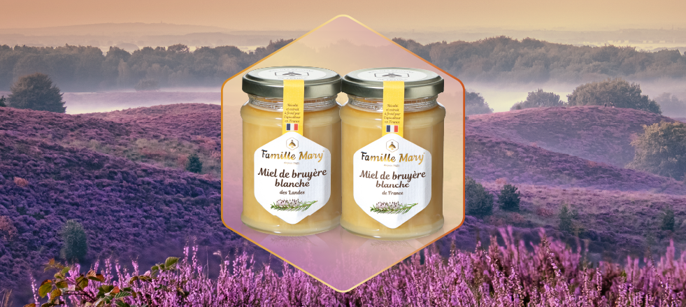Miels de bruyère blanche