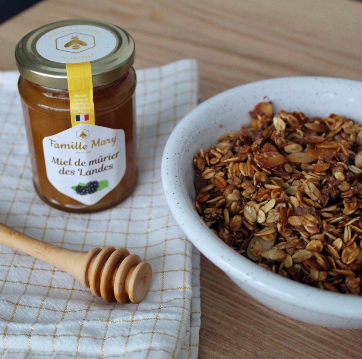 Müesli au miel de mûrier des Landes & chocolat au lait
