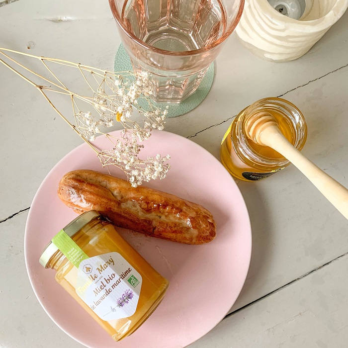 Éclair au miel bio de Lavande maritime