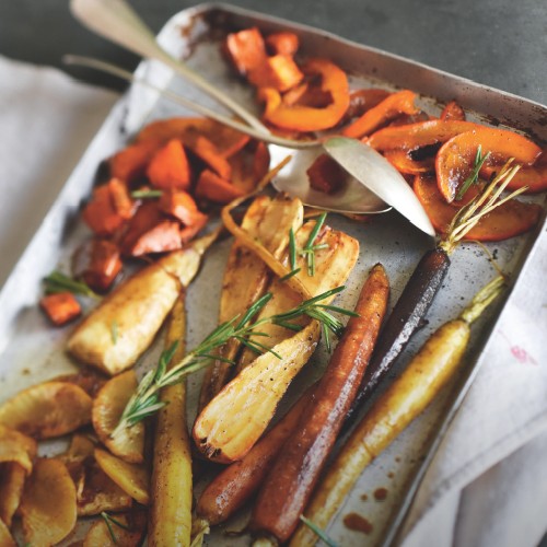 Légumes d'hiver confits au miel de Romarin