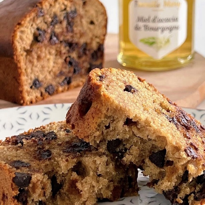 Cake chocolat, banane et miel