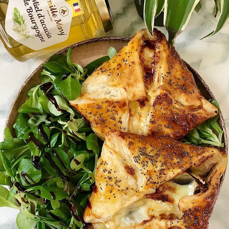 Feuilleté chèvre et miel