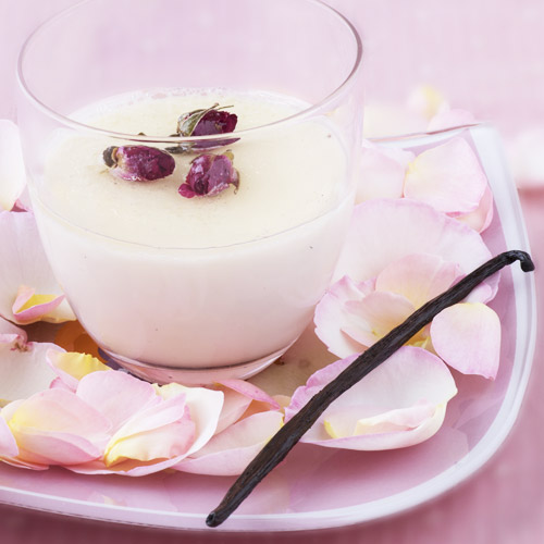 Panna Cotta à la gelée de miel & fraise Famille Mary