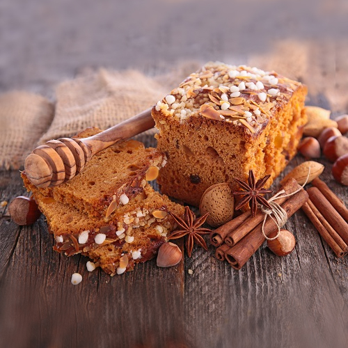 Pain d'épices maison à la noisette