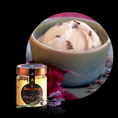 Crème glacée au Miel & Lavande 