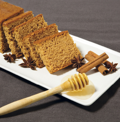 Pain d'épices maison au miel de châtaignier